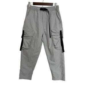 Stone Island Mens Cargo Nylon Pants Gray Size M Athleisure Athletic Comfort EUC